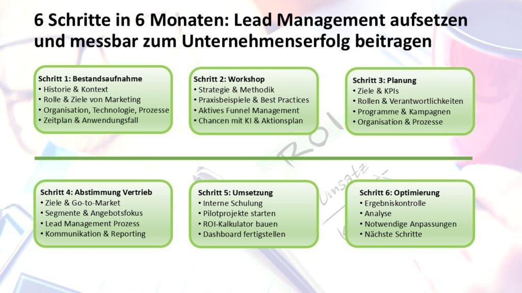 Lead Management in sechs Schritten einführen